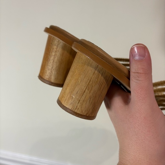 Kaanas Setar Strap Wooden Heel in Natural Size 7 - Picture 7 of 10